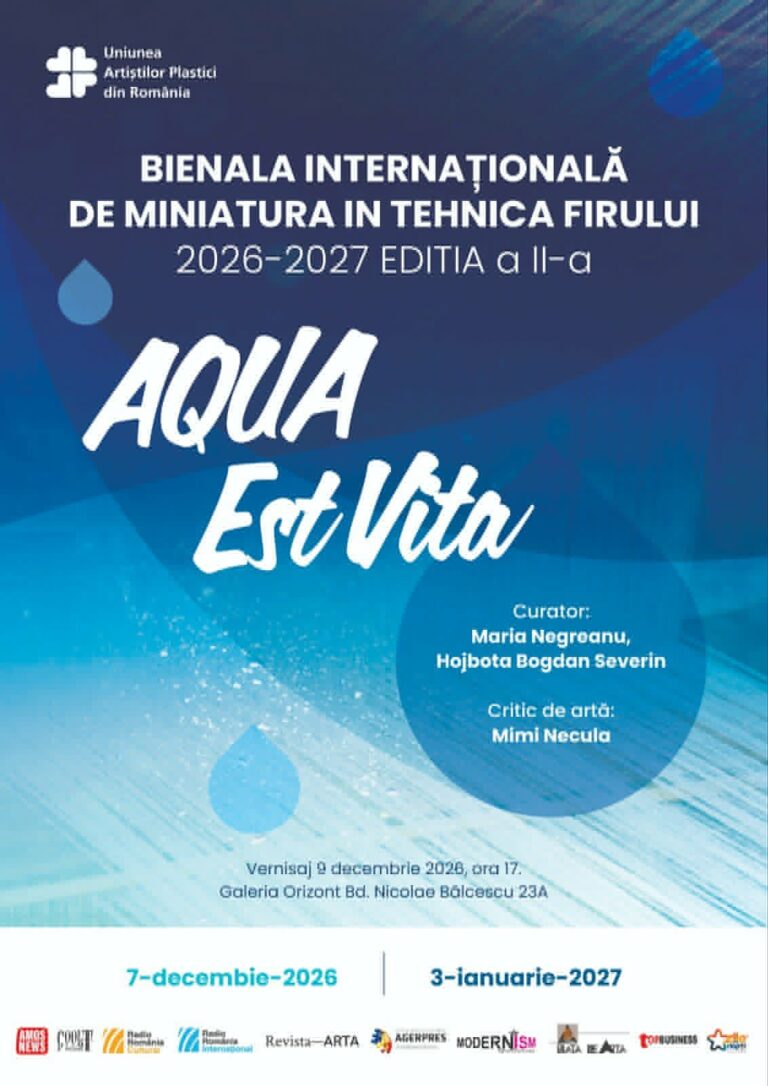 AQUA EST VITA – Bienala Internațională de Miniatură în Tehnica Firului