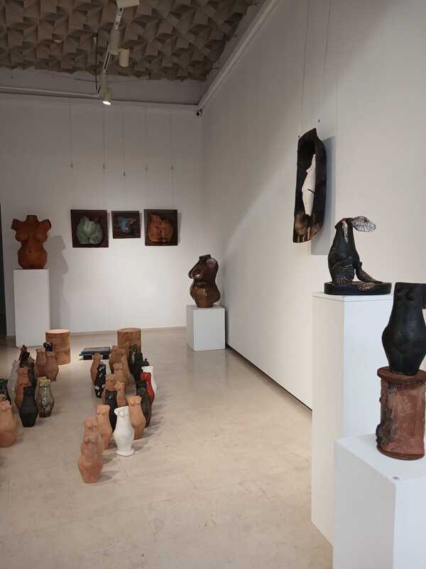 Lucrare din expoziția Matriarhatul Pământului de Ciprian Ariciu, Galateea Contemporary Art