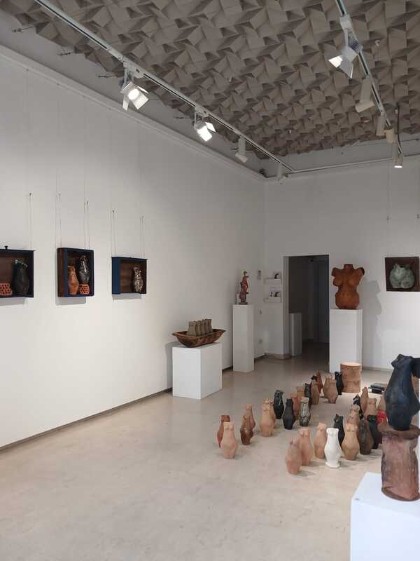 Lucrare din expoziția Matriarhatul Pământului de Ciprian Ariciu, Galateea Contemporary Art