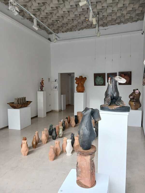 Lucrare din expoziția Matriarhatul Pământului de Ciprian Ariciu, Galateea Contemporary Art